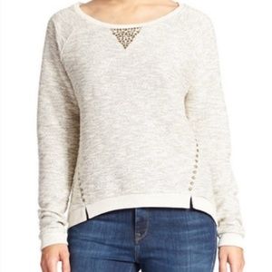 ⚡Lucky Lotus Embellished Pull Over Size Medium